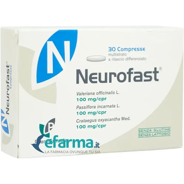 pharmextracta neurofast integratore ansia e sonno 30 compresse