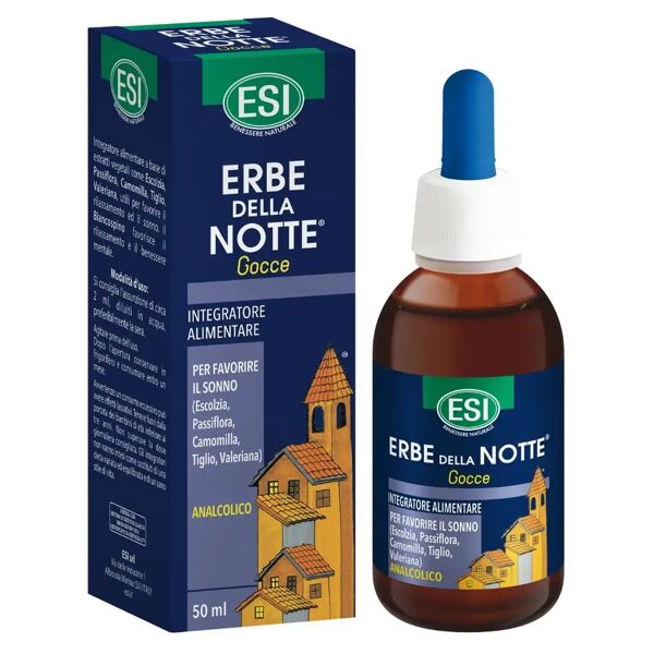 esi erbe della notte integratore sonno gocce 50 ml