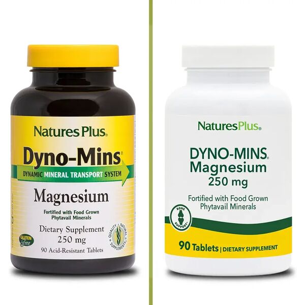 nature's plus dyno mins magnesio integratore 90 tavolette