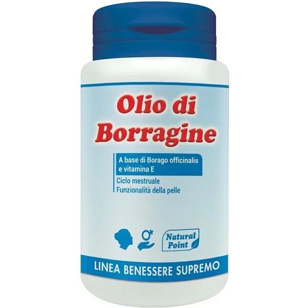 natural point olio di borragine integratore benessere della donna 100 perle