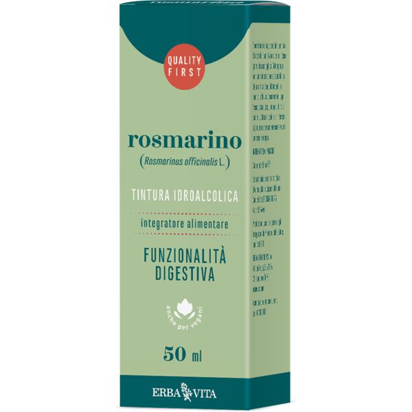 erba vita erbavita rosmarino soluzione idroalcolica per funzionalità digestiva 50ml