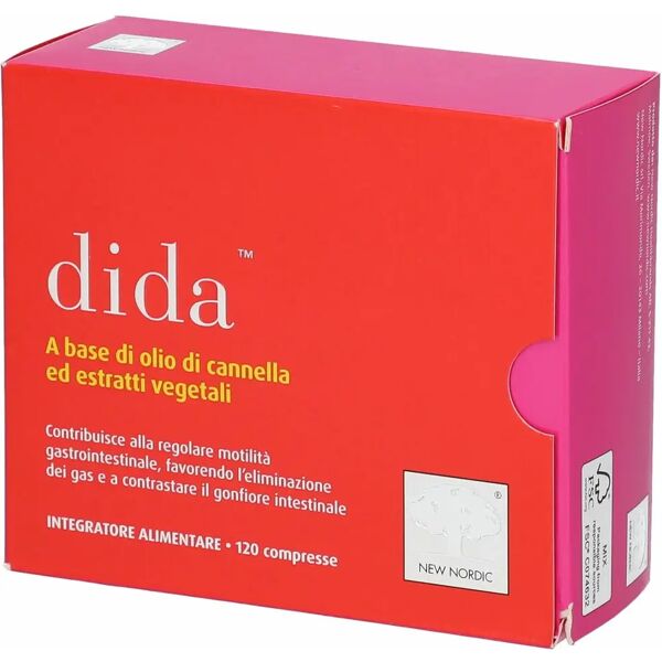 new nordic dida integratore per gonfiore intestinale 120 compresse