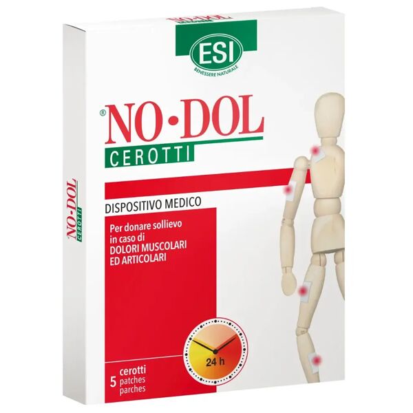 no dol esi no-dol cerotti dolori muscolari e articolari 5 pezzi