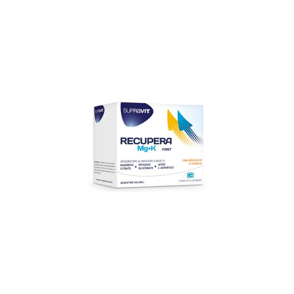 supravit recupera mg+k integratore energetico 20 bustine