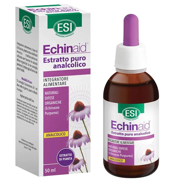 echinaid esi estratto puro analcolico integratore all'echinacea immunostimolante 50 ml