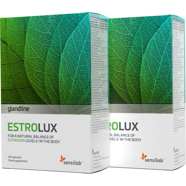 sensilab estrolux integratore di estrogeni per equilibrio ormonale bipacco 60+60 capsule