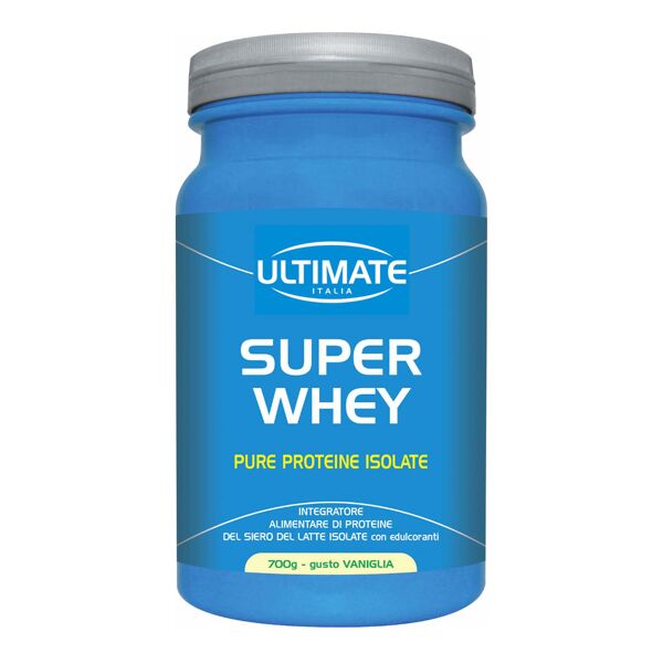 ultimate italia super whey integratore di proteine purissime vaniglia 700 g