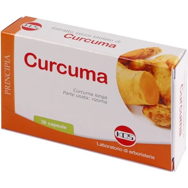 kos curcuma estratto secco integratore 30 capsule