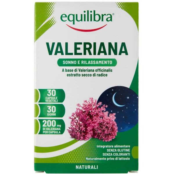 equilibra valeriana integratore rilassante 30 capsule