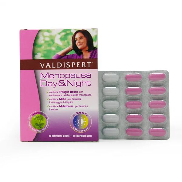 valdispert menopausa day&night integratore donna 30+30 compresse