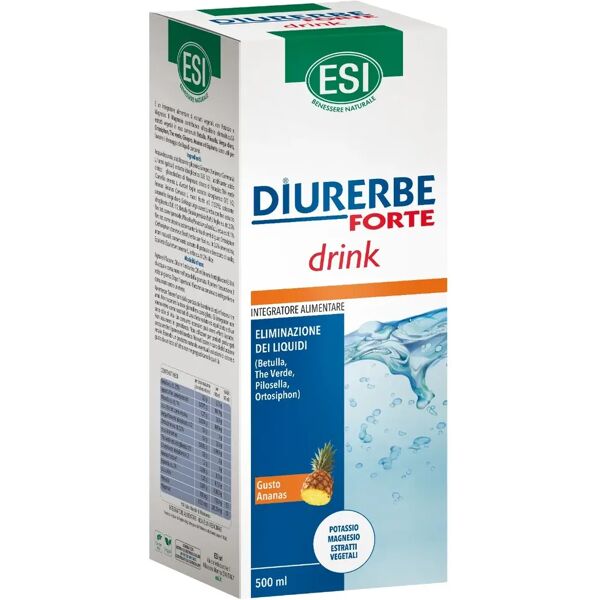 esi diurerbe forte drink ananas integratore drenante 500 ml