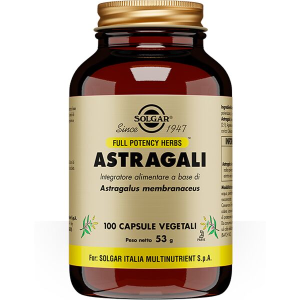 solgar astragali integratore difese immunitarie 100 capsule