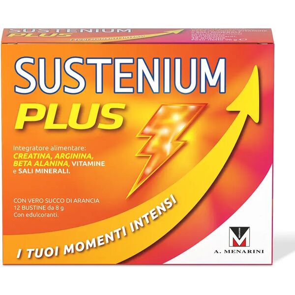 sustenium plus integratore di creatina arginina 12 bustine