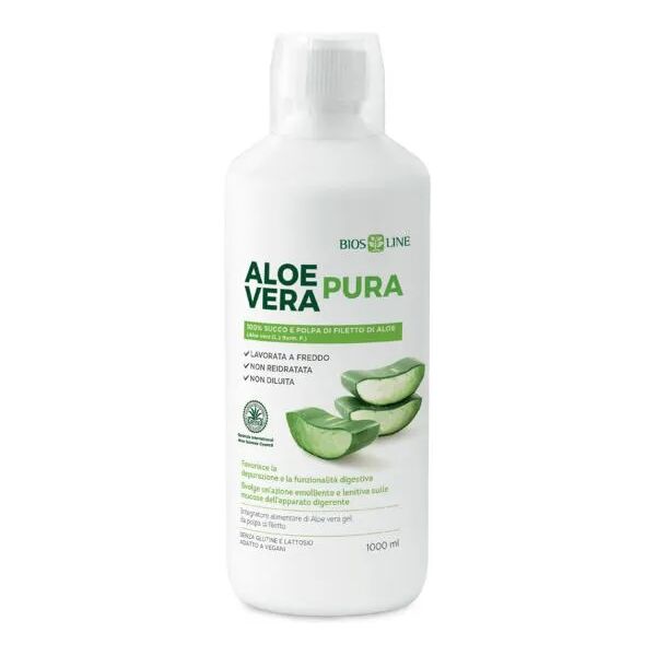 nature's bios line aloe vera pura integratore depurativo 1000 ml