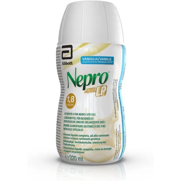 nepro lp alimento a fini medici speciali ipercalorico ed ipoproteico per insufficienza renale vaniglia 220 ml