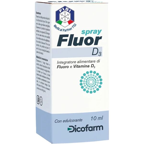 fluord3 spray integratore di fluoro e vitamina d3 10 ml