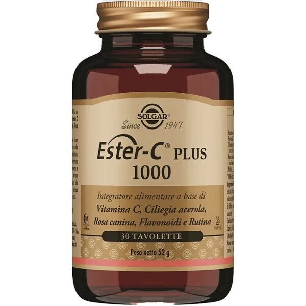 solgar ester c plus 1000 integratore vitamina c 30 tavolette