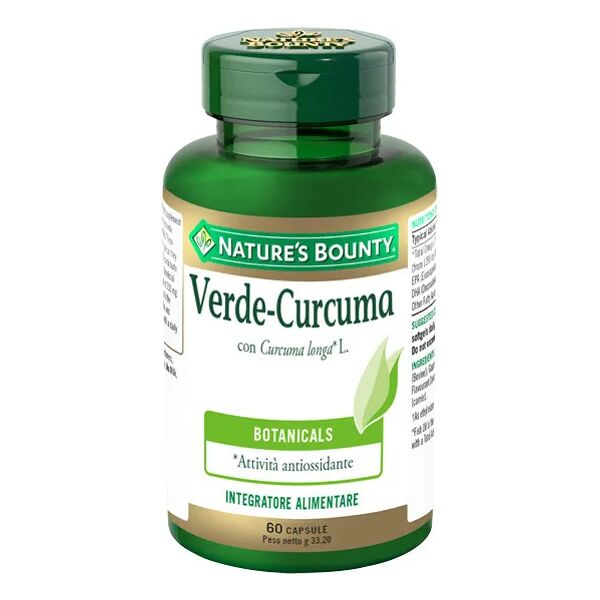 nature's bounty verde-curcuma integratore antiossidante 60 capsule