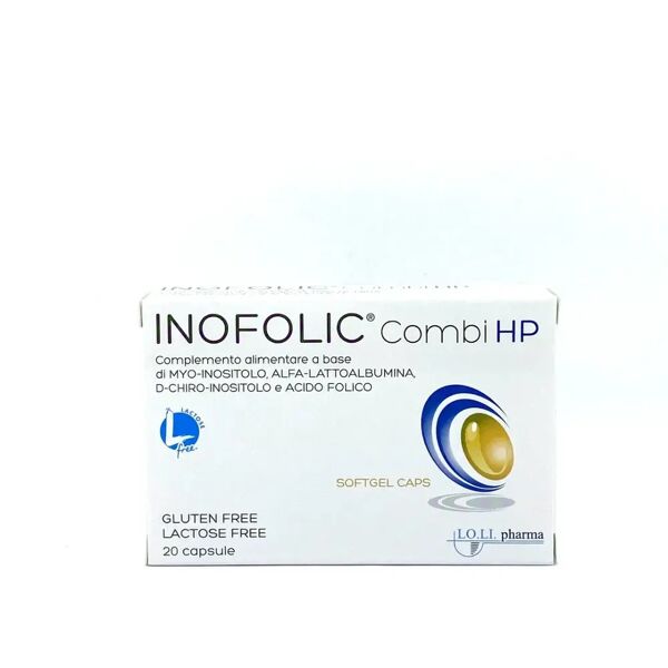 lo.li.pharma inofolic combi hp integratore di acido folico 20 capsule