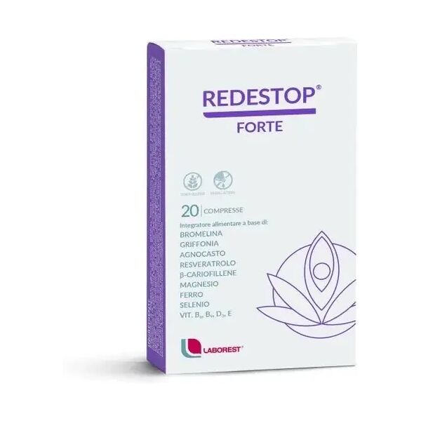 laborest redestop forte integratore per ciclo mestruale 20 compresse