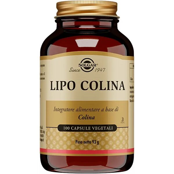 solgar lipo colina integratore di colina 100 capsule