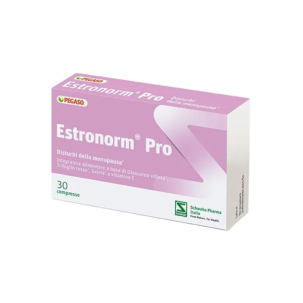 schwabe pharma italia estronorm pro integratore per i disturbi della menopausa 30 compresse