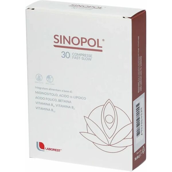 sinopol integratore con vitamina b e acido folico 30 compresse fast-low