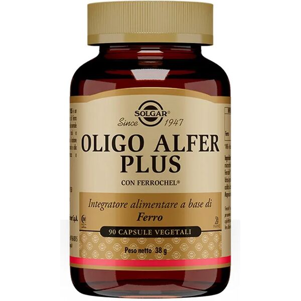 solgar oligo alfer plus integratore di ferro 90 capsule