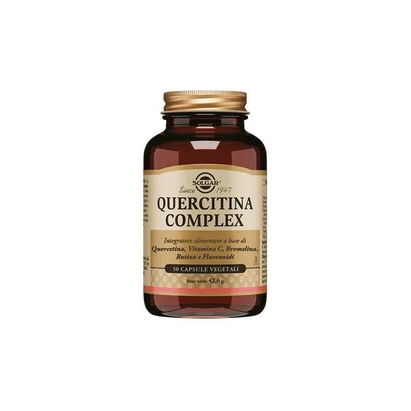 solgar quercitina complex integratore difese immunitarie 50 capsule