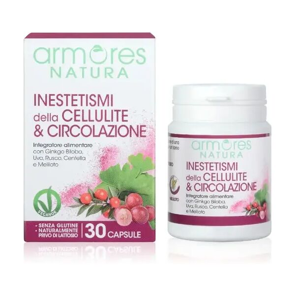 armores natura integratore inestetismi della cellulite & circolazione 30 capsule