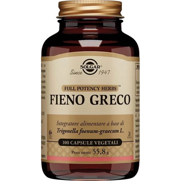 solgar fieno greco integratore digestivo 100 capsule