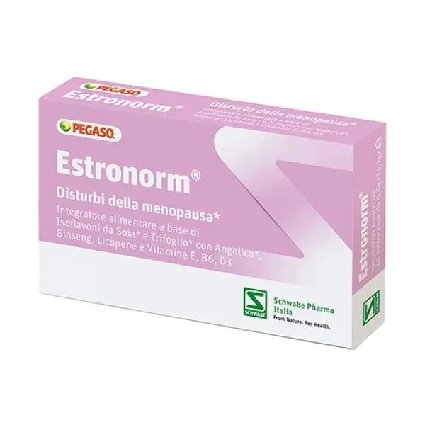 schwabe pharma italia estronorm integratore per i disturbi della menopausa 60 compresse