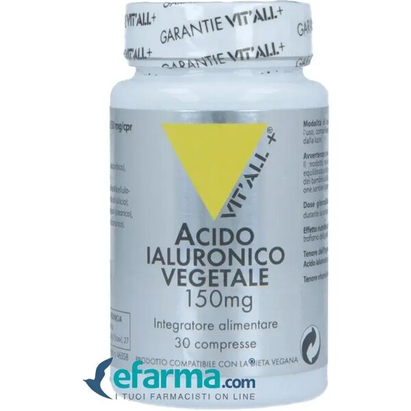 vit'all+ vital plus acido ialuronico integtratore 30 compresse