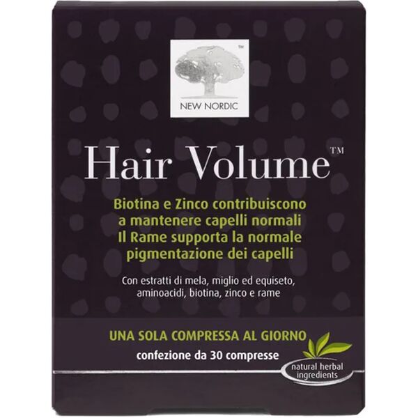 new nordic hair volume integratore benessere capelli e unghie 90 compresse