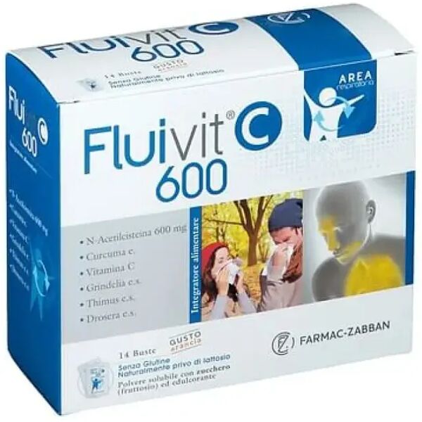 fluivit c 600 integratore 14 bustine