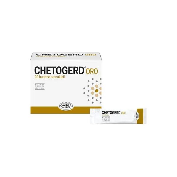 omega pharma chetogerd oro integratore per la digestione 20 bustine