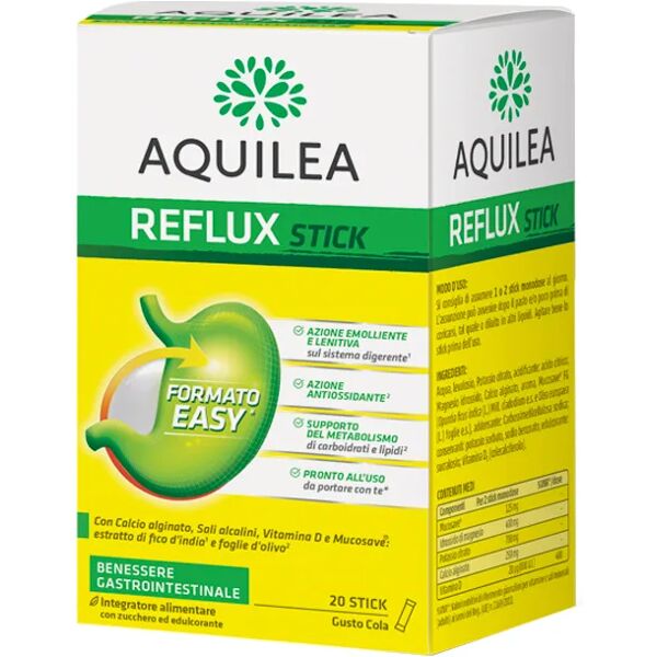 aquilea reflux integratore benessere gastrico stick 20 stick