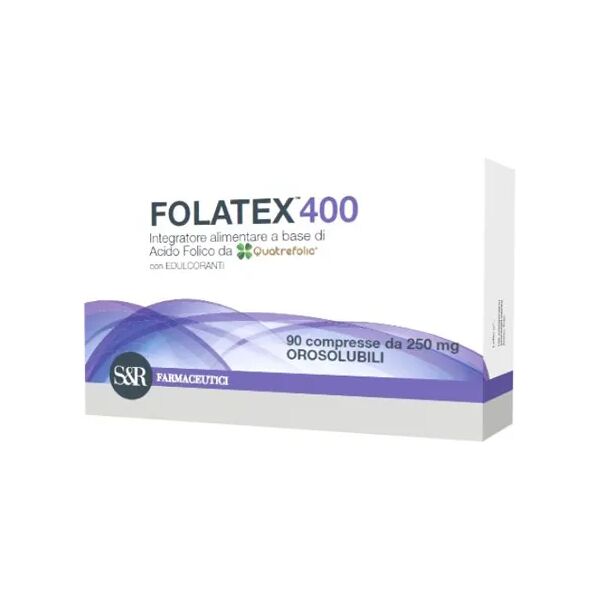 folatex 400 integratore acido folico gravidanza 90 compresse