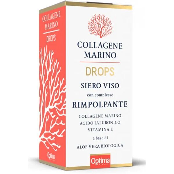 optima naturals collagene marino drops siero viso rimpolpante 30 ml