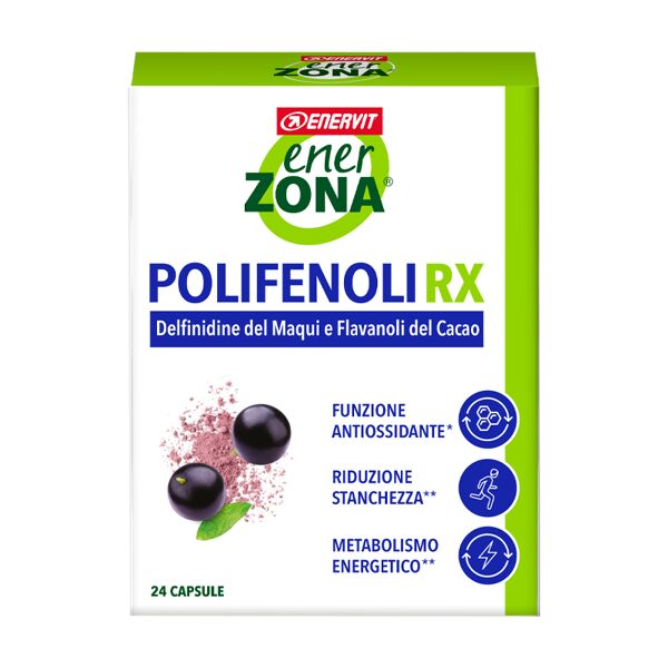 enerzona polifenoli rx integratore antiossidante 24 compresse