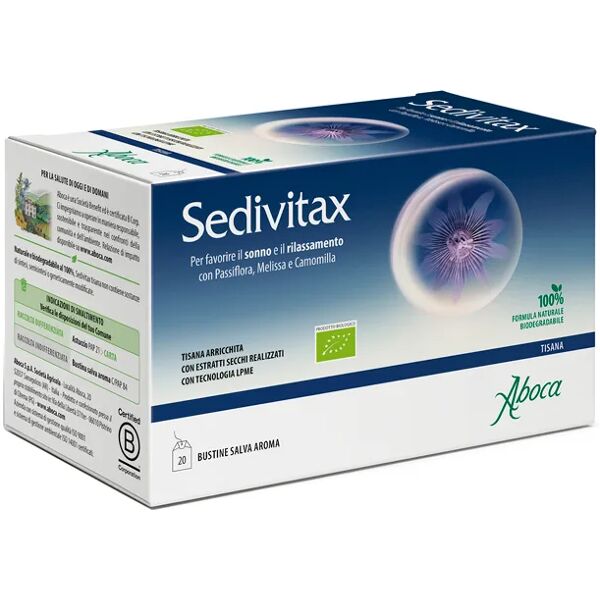 aboca sedivitax tisana per favorire il sonno 20 bustine