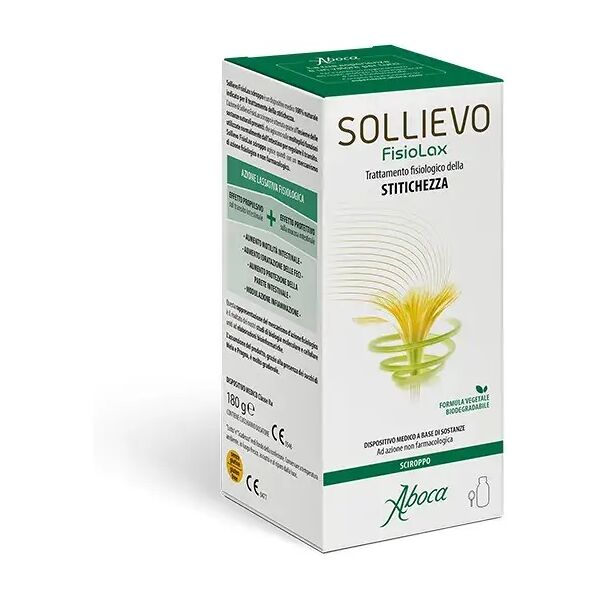 aboca sollievo sciroppo integratore transito intestinale 180 ml