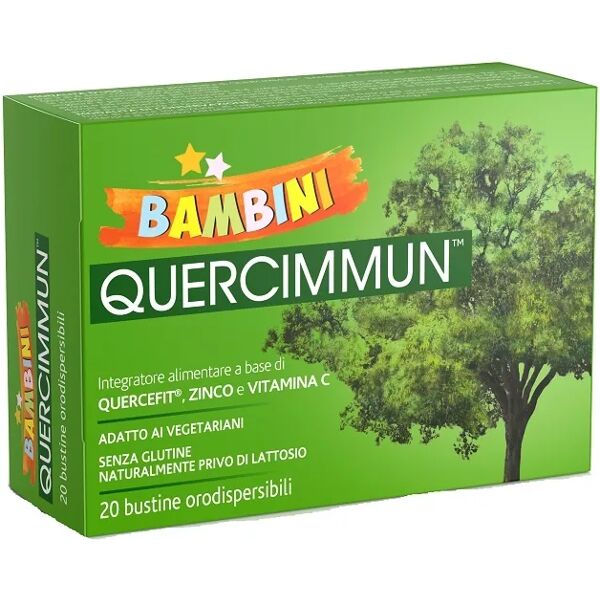 quercimmun bambini integratore per sistema immunitario 20 bustine orosolubili