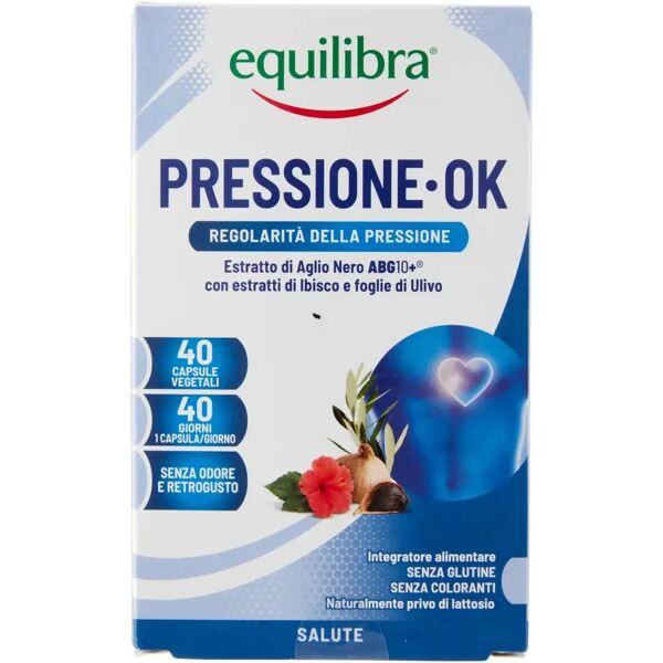 equilibra pressione ok integratore benessere cardiovascolare 40 capsule vegetali