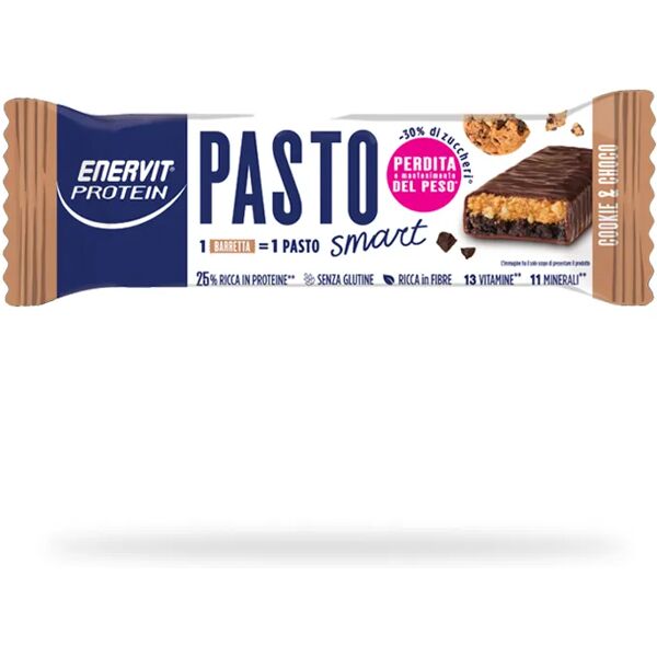 enervit protein barretta sostitutivo pasto cookie & choco 55 gr