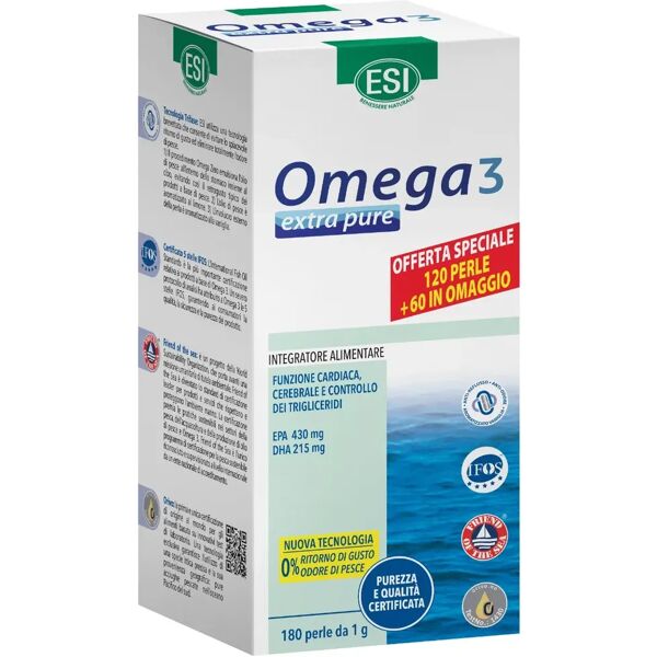 esi omega 3 extra pure 120+60 perle