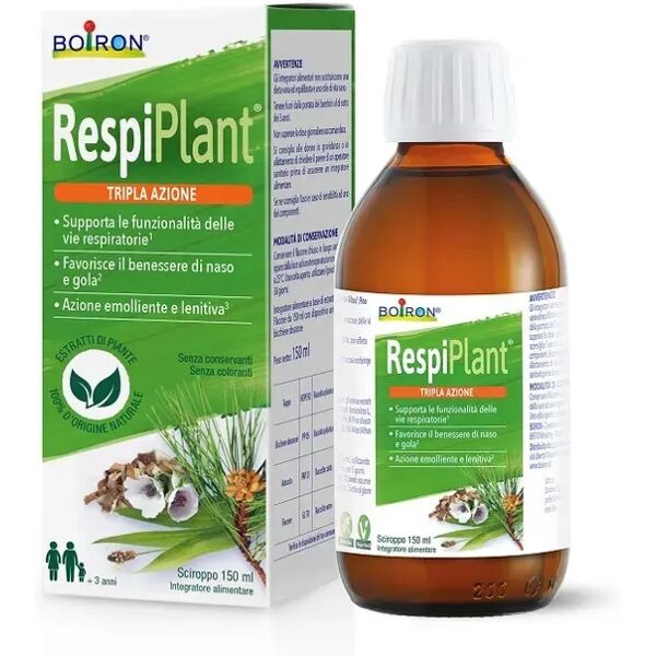 boiron respiplant sciroppo naturale per tosse 150 ml