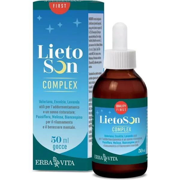 erba vita lietoson gocce integratore sonno 50 ml