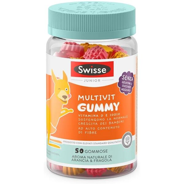 swisse junior multivitaminico gummy 50 caramelle gommose