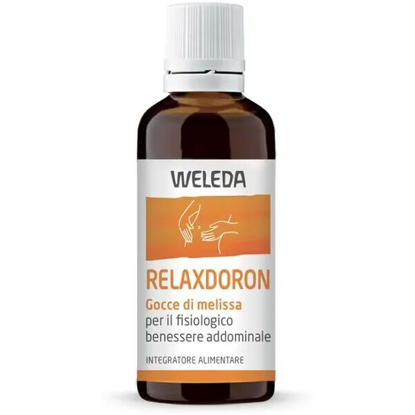 weleda relaxdoron gocce di melissa integratore per benessere addominale 50 ml